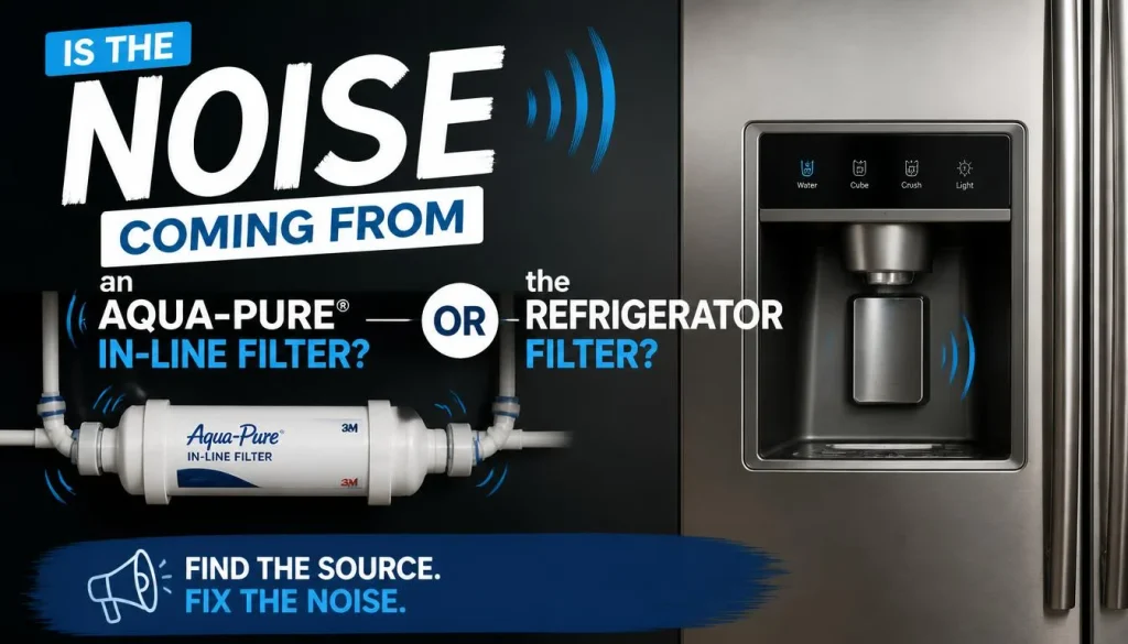 Is the Noise Coming From an Aqua-Pure In-Line Filter or the Refrigerator Filter