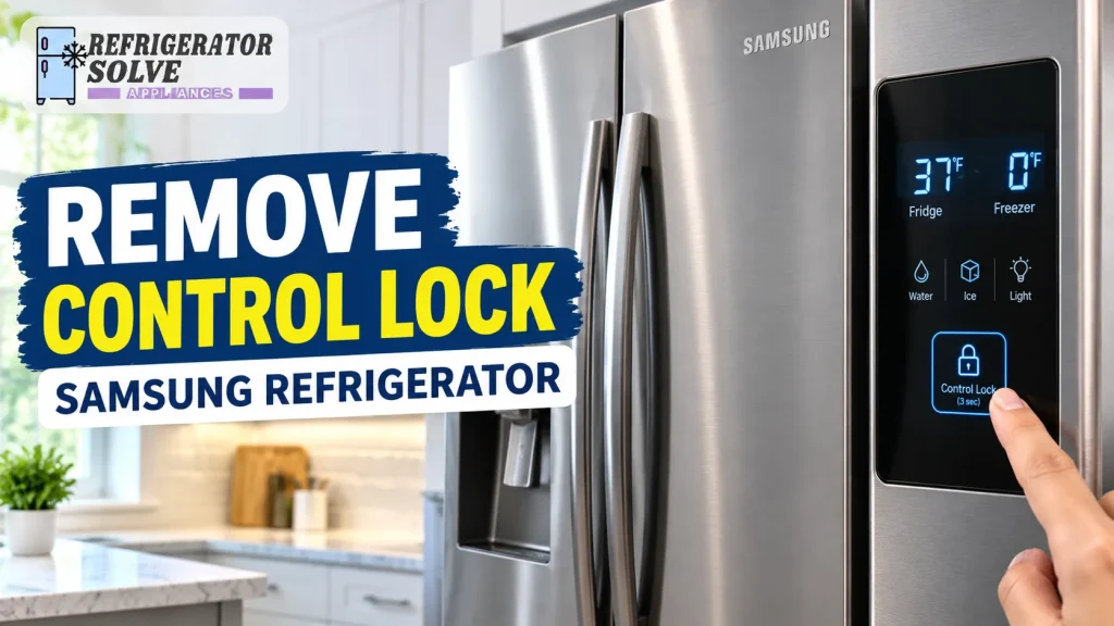 Remove Control Lock on Samsung Refrigerator