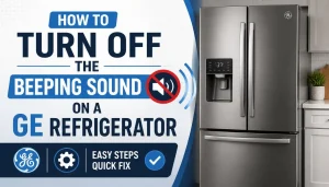 Turn Off the Beeping Sound on a GE Refrigerator