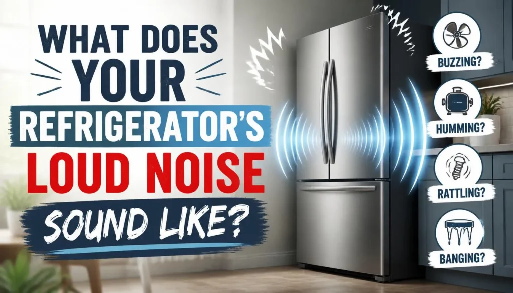 What Does Your Refrigerator's Loud Noise Sound Like