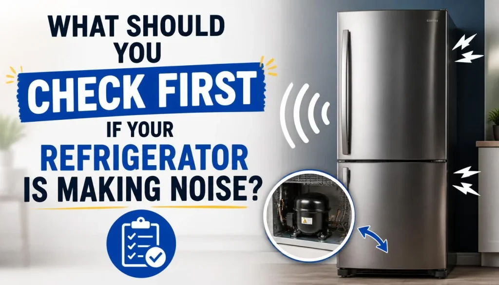 What Should You Check First If Your Refrigerator Is Making Noise