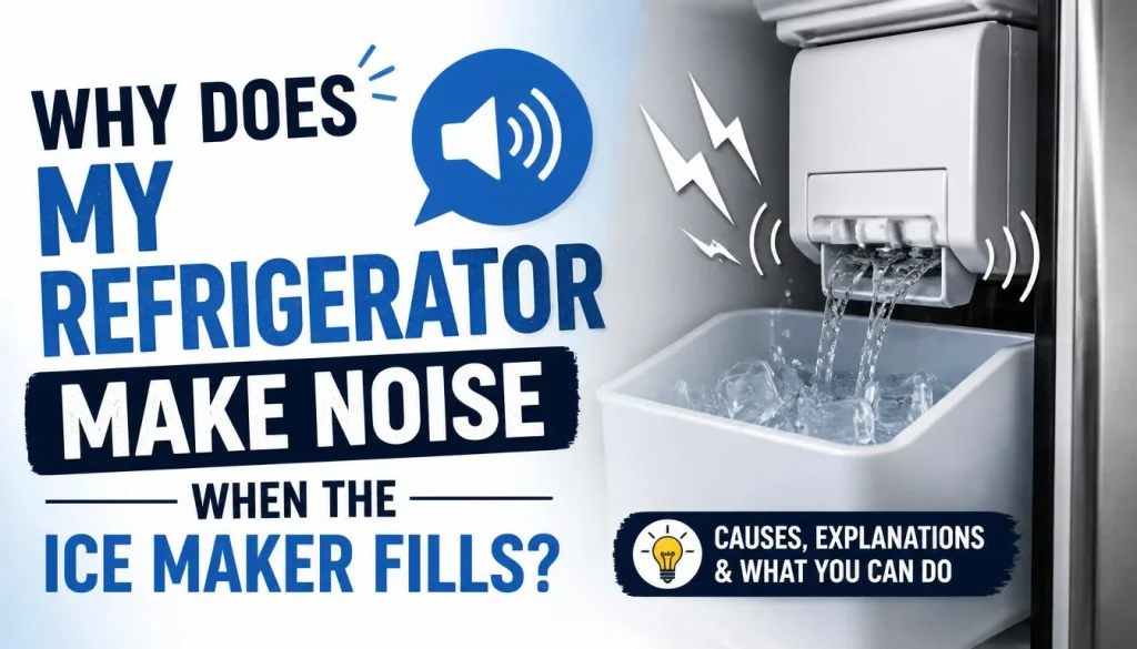 Why Does My Refrigerator Make Noise When the Ice Maker Fills
