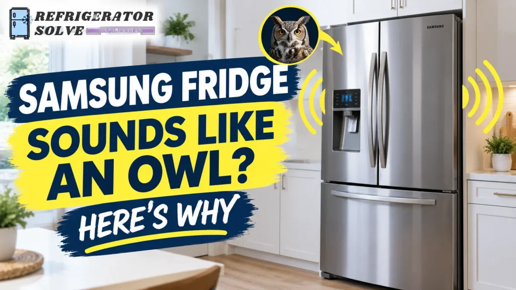 Why Does My Samsung Fridge Sound Like an Owl